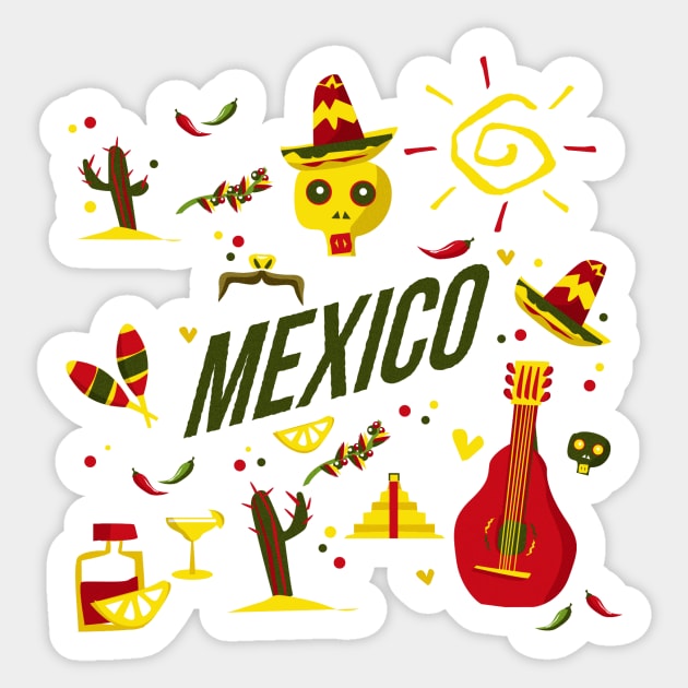 MEXICO Sticker by ballano